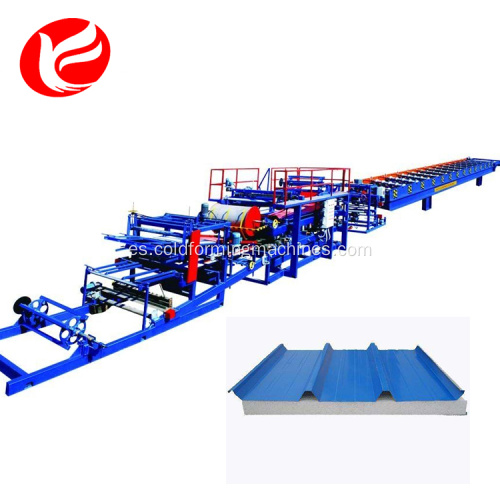 Eps paneles sándwich rollo que forma la máquina